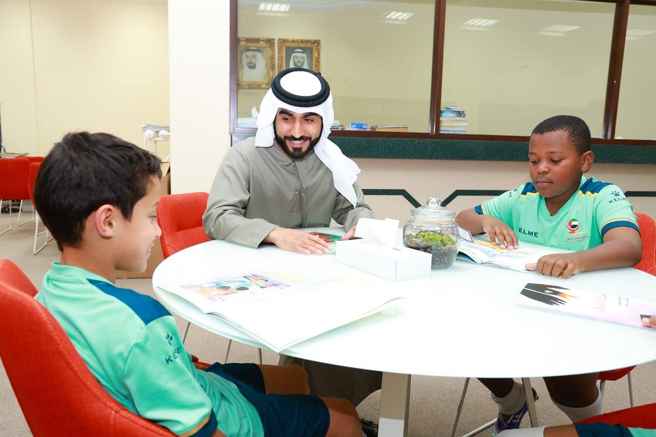 جانب من فعاليات نادي المدام في يوم اللغة العربية