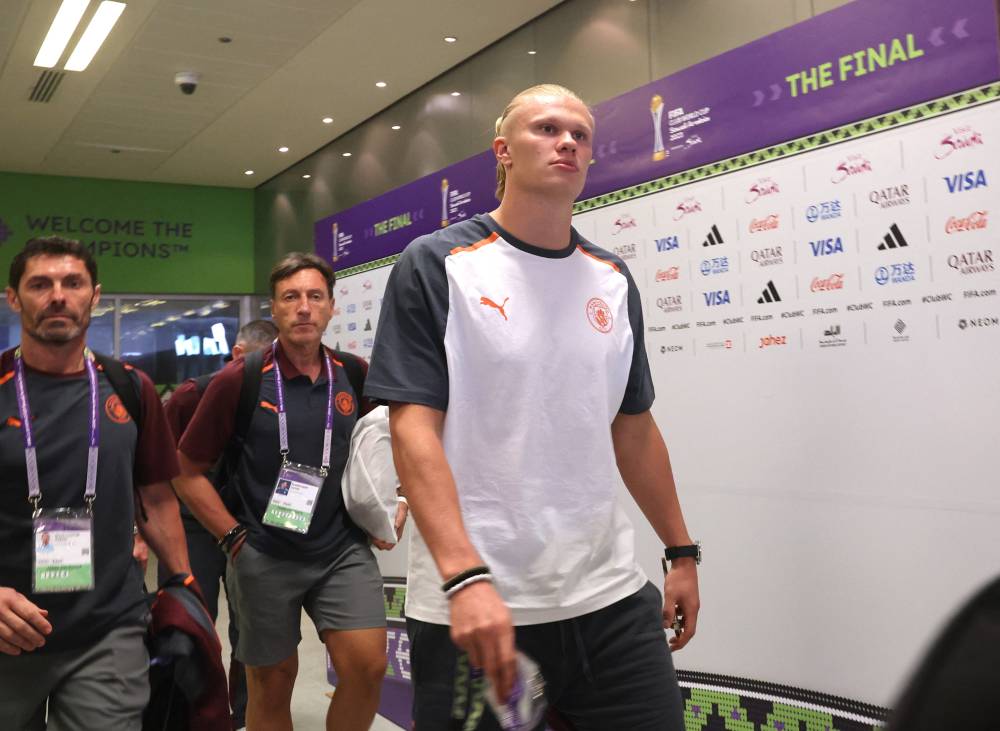 هالاند يطلب جعل حروف اسمه الأولى ماركة