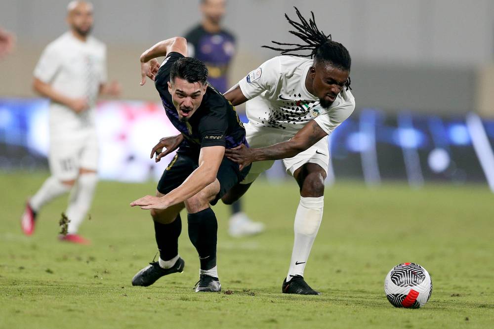 مباراة البطائح والعين في دوري أدنوك للمحترفين تصوير: هيثم الخاتم 