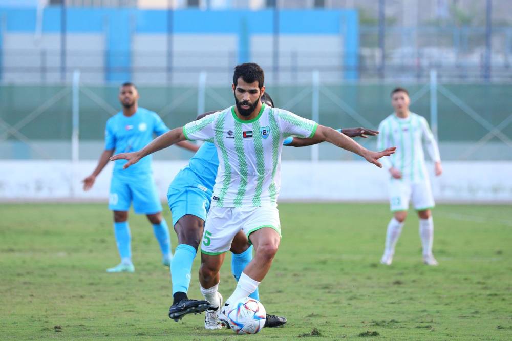 من مباراة الحصن ودبا الفجيرة