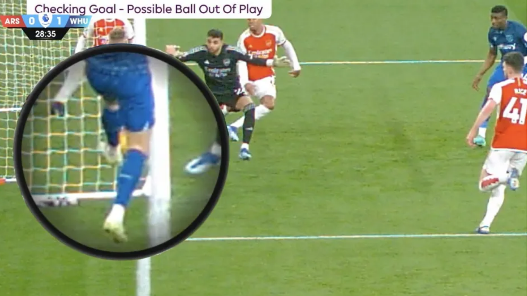 هل خسر أرسنال بسبب هدف غير شرعي؟