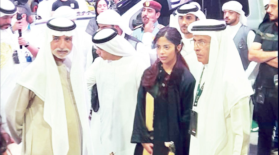  نهيان بن مبارك وتريم مطر تريم والفقيدة حمدة
