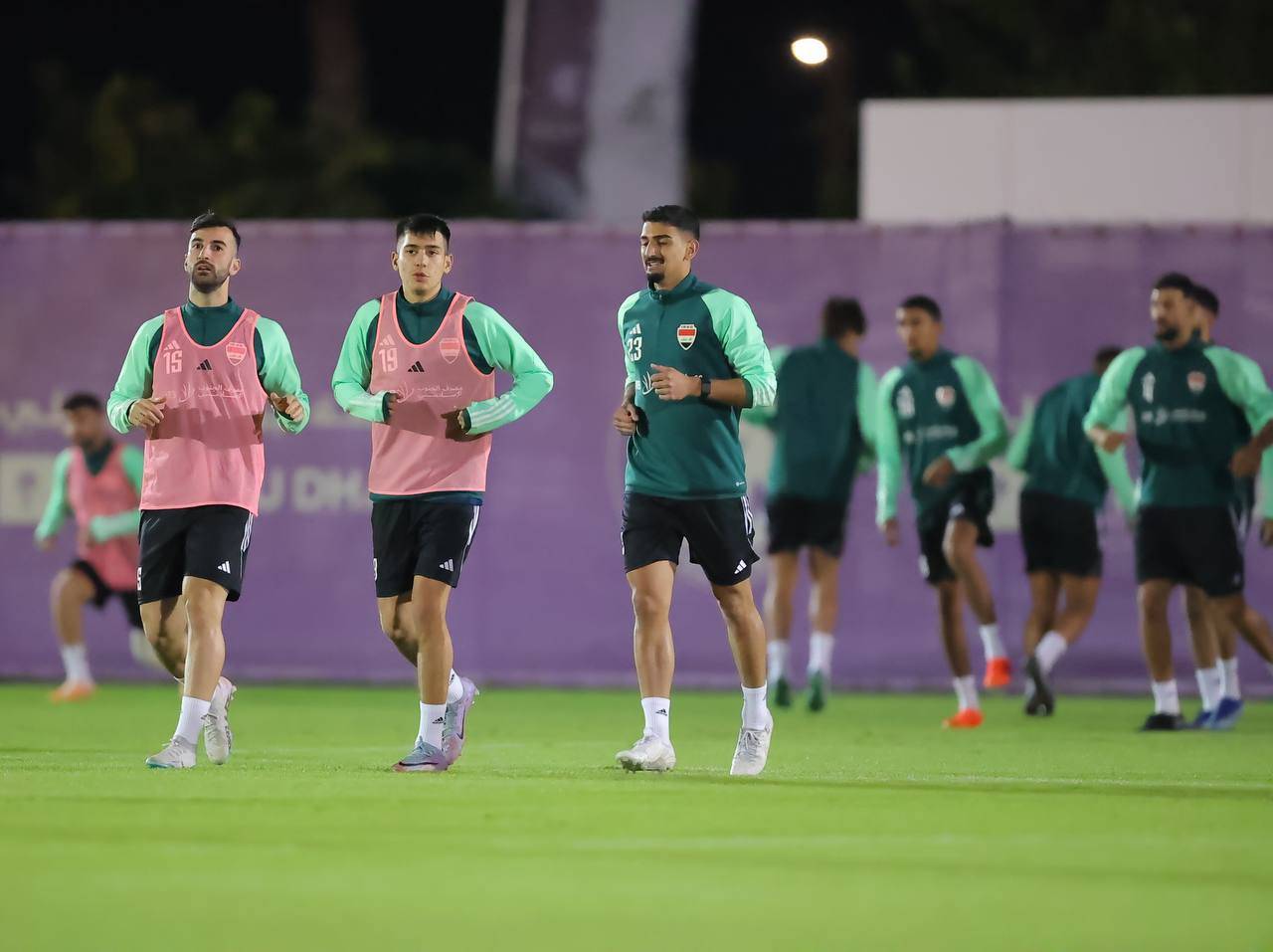 جانب من تدريبات المنتخب العراقي