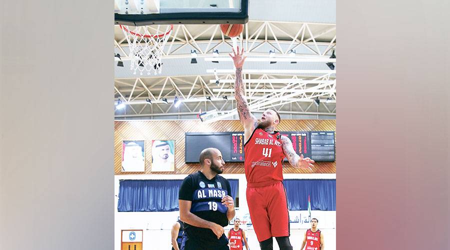  من مباراة سلة النصر وشباب الأهلي (تصوير: يوسف الأمير) 