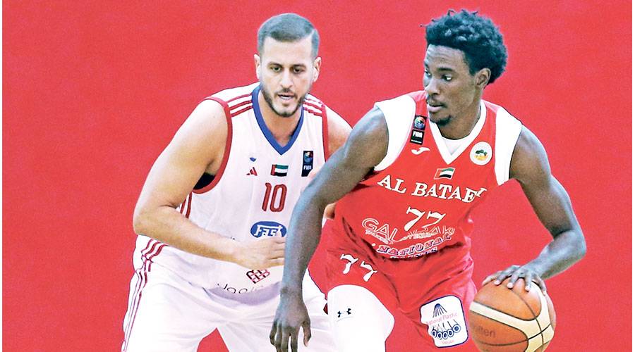  من مباراة سلة الشارقة والبطائح (تصوير: صلاح عمر) 