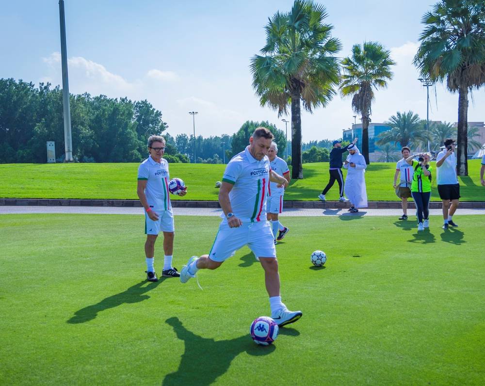 توتي خلال منافسات سابقة في بطولة الشارقة للفوت جولف