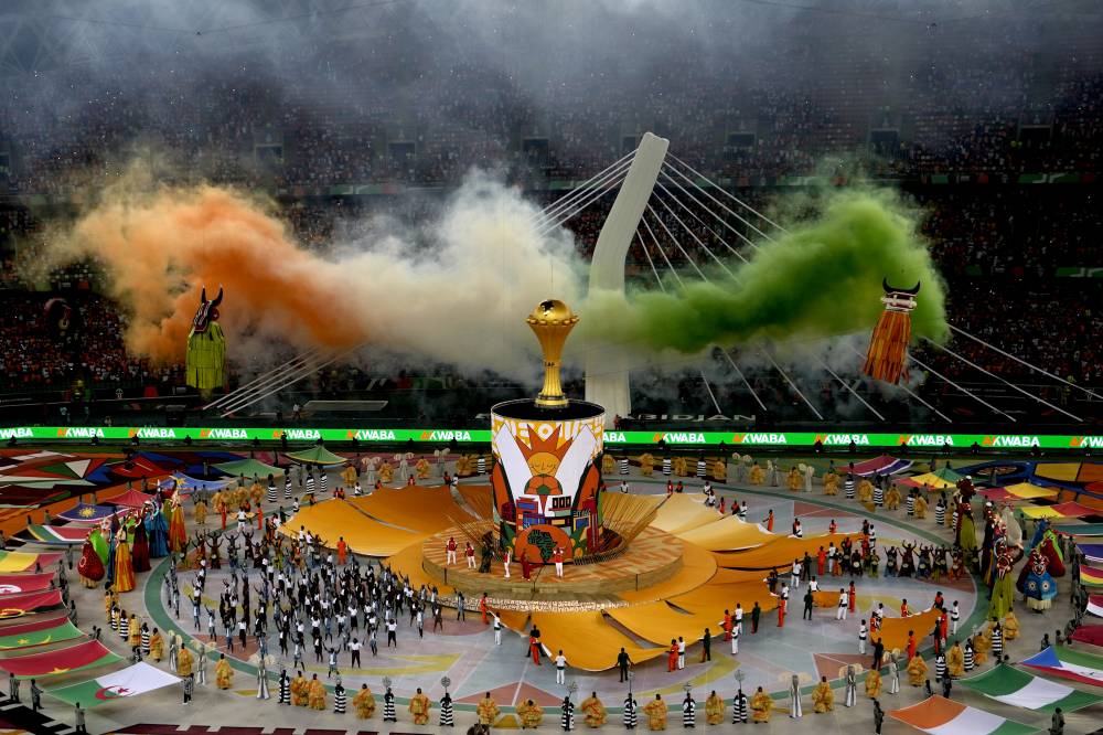 جانب من حفل افتتاح البطولة