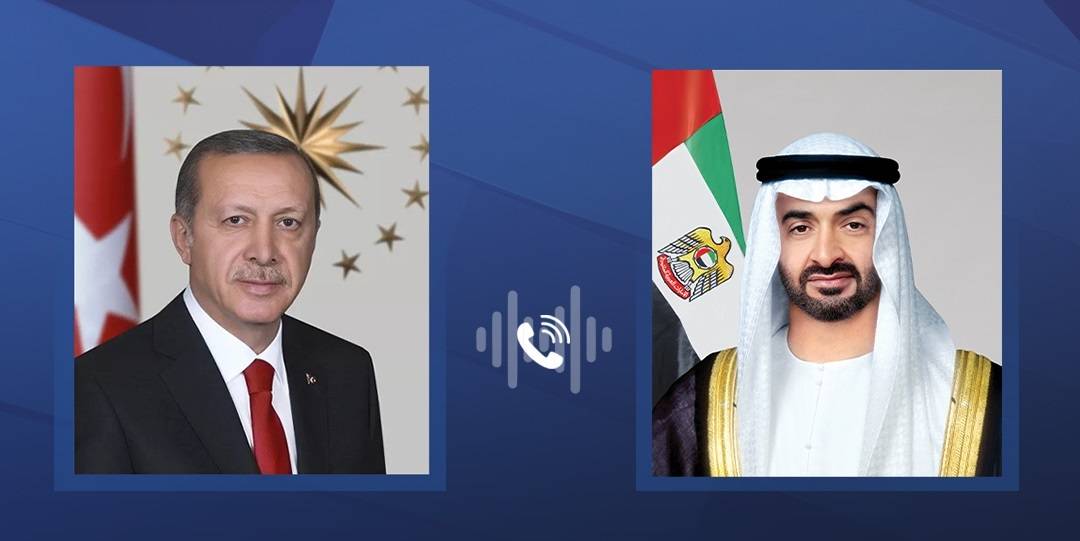 محمد بن زايد والرئيس التركي