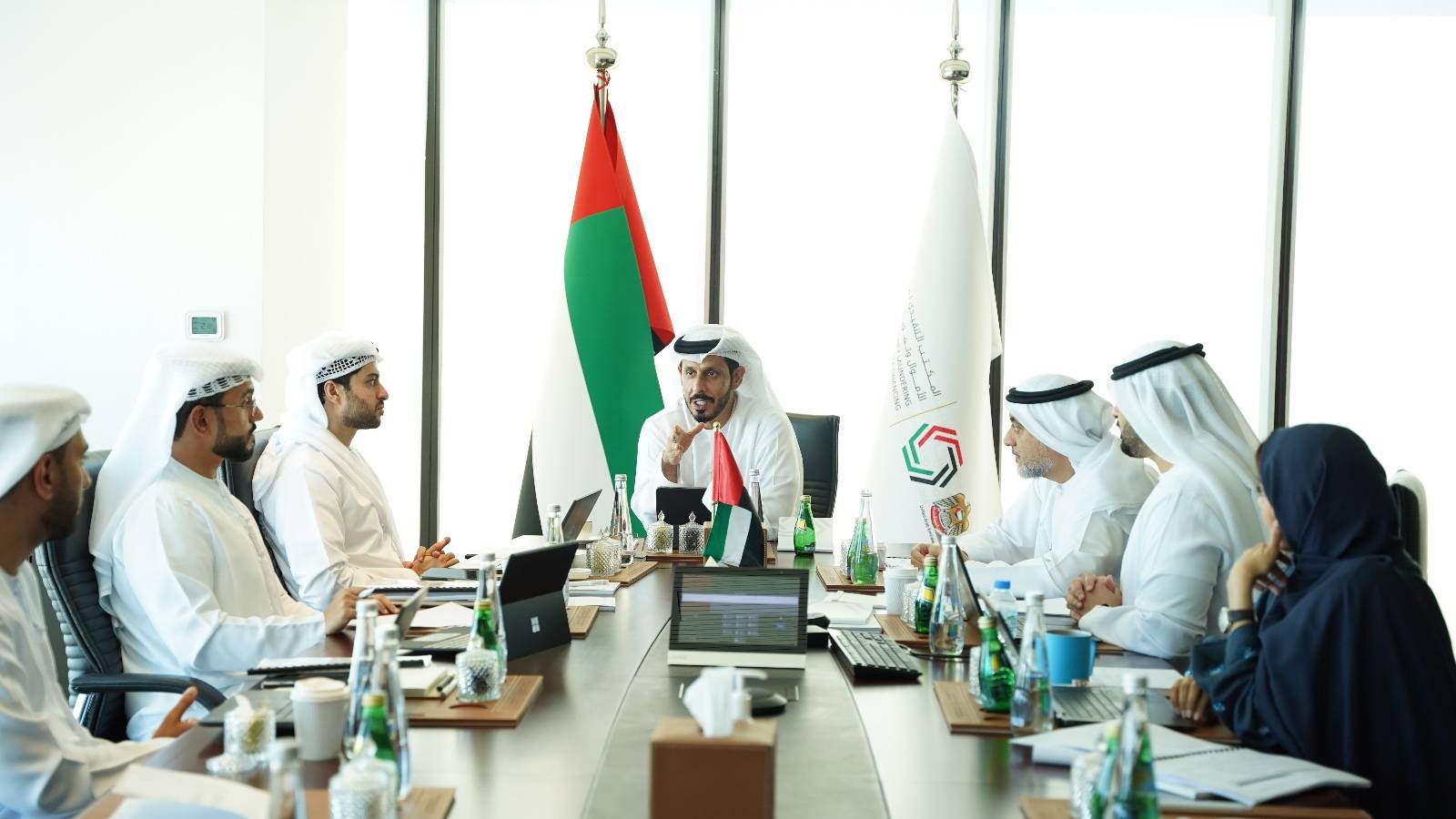 حامد الزعابي مترئساً الإجتماع