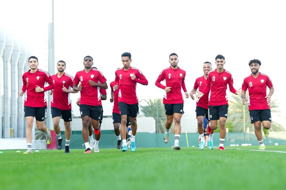 خلال تدريبات المنتخب الأولمبي