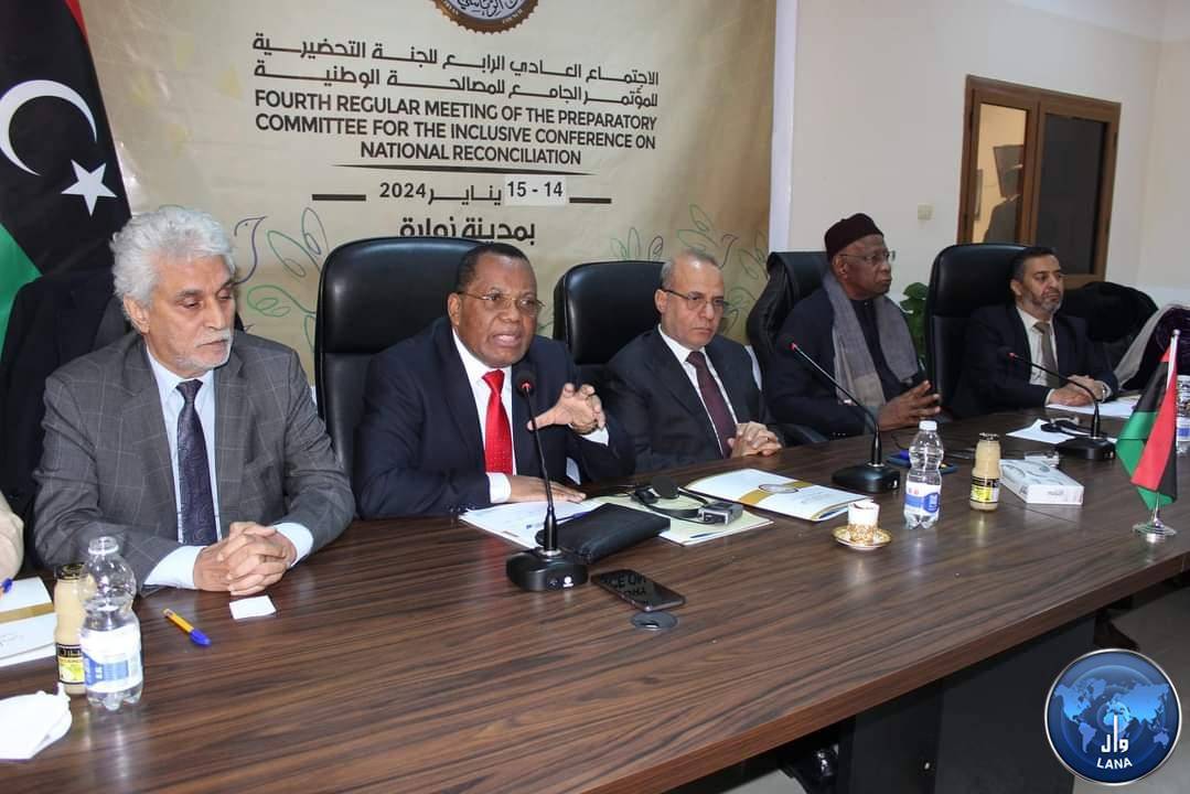 جانب من المشاركين في الاجتماع التحضيري للمصالحة الوطنية بزوارة (وال)