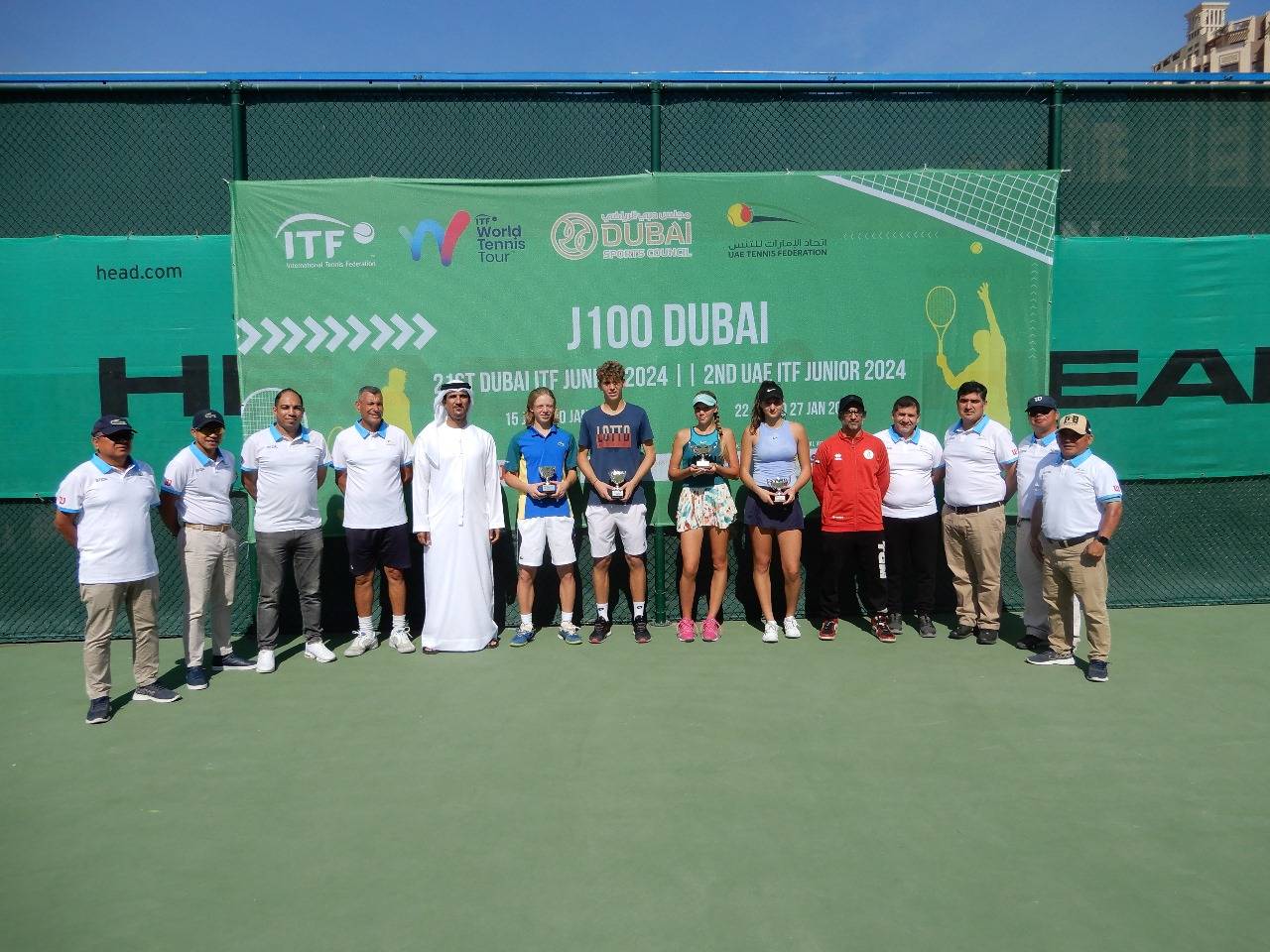 جيتو جابريل يفوز ببطولة دبي الدولية للتنس للشباب