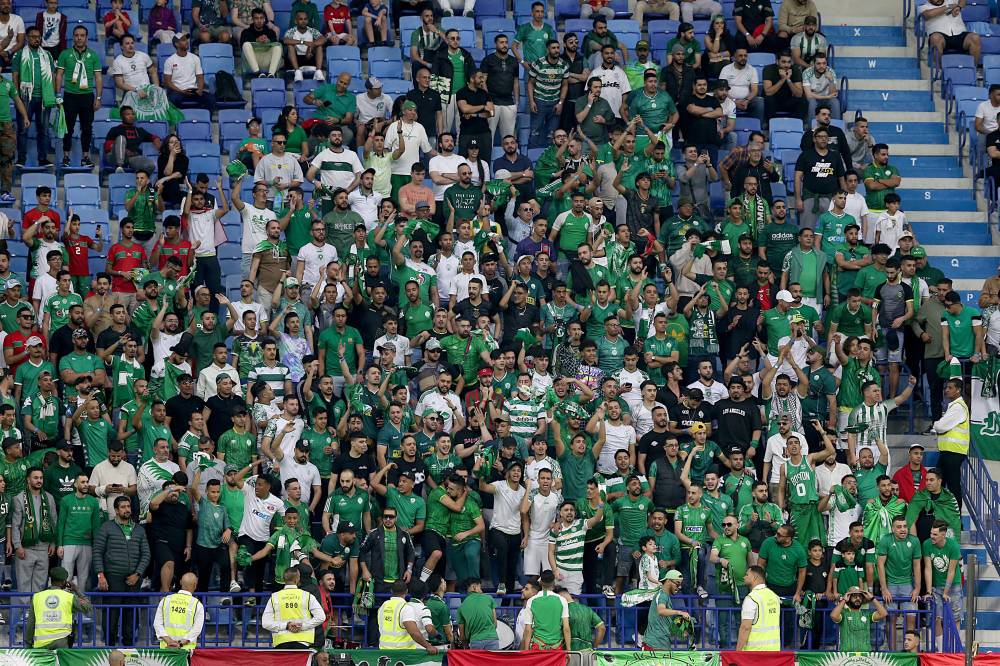 مباراة الرجاء المغربي والزمالك المصري في بطولة دبي تصوير يوسف الامير