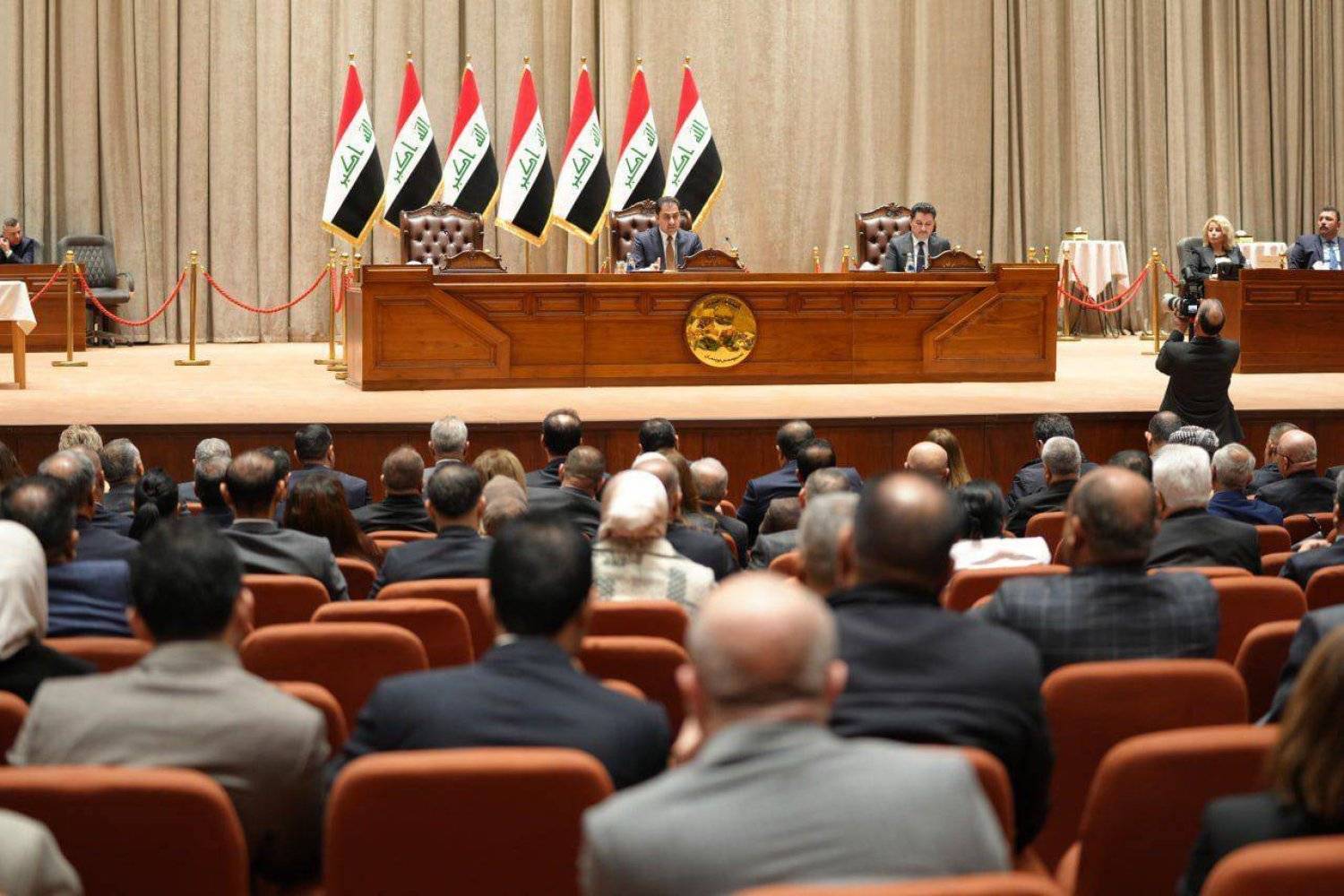 جانب من جلسة سابقة لاختيار رئيس جديد لمجلس النواب العراقي 