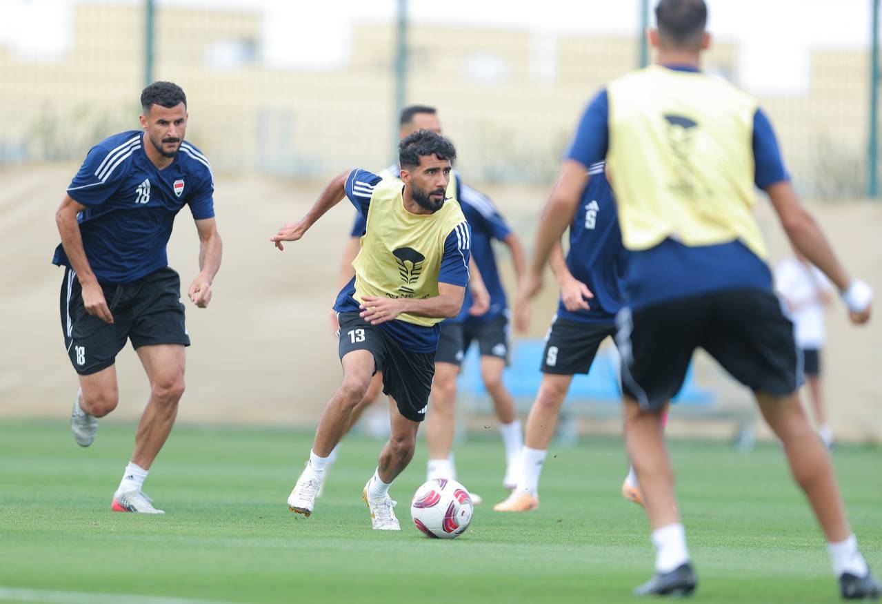 جانب من تدريبات (أسود الرافدين)