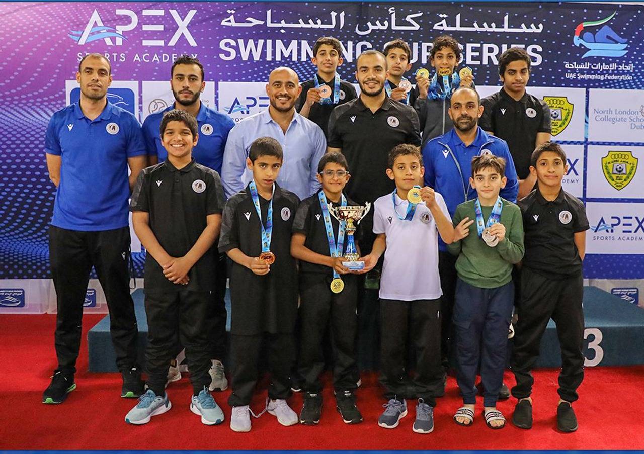 8 ميداليات لمليحة في البطولة الأساسية الثانية للسباحة