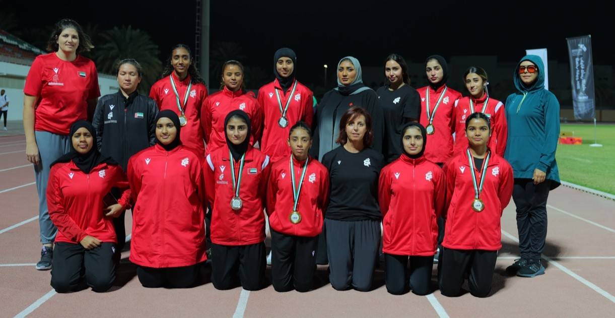 فريق ألعاب القوى بنادي الشارقة للمرأة حقق إنجازاً كبيراً