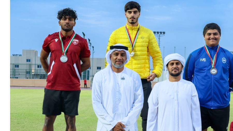 7 ميداليات للحمرية في كأس الاتحاد لألعاب القوى