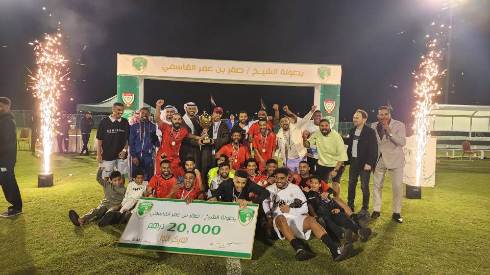 «ديوان الناعبي» يتوج ببطولة الشيخ صقر بن عمر بنادي الإمارات
