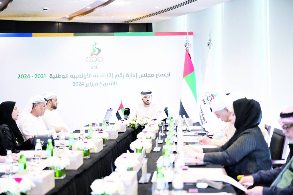 راشد بن حميد يترأس الاجتماع