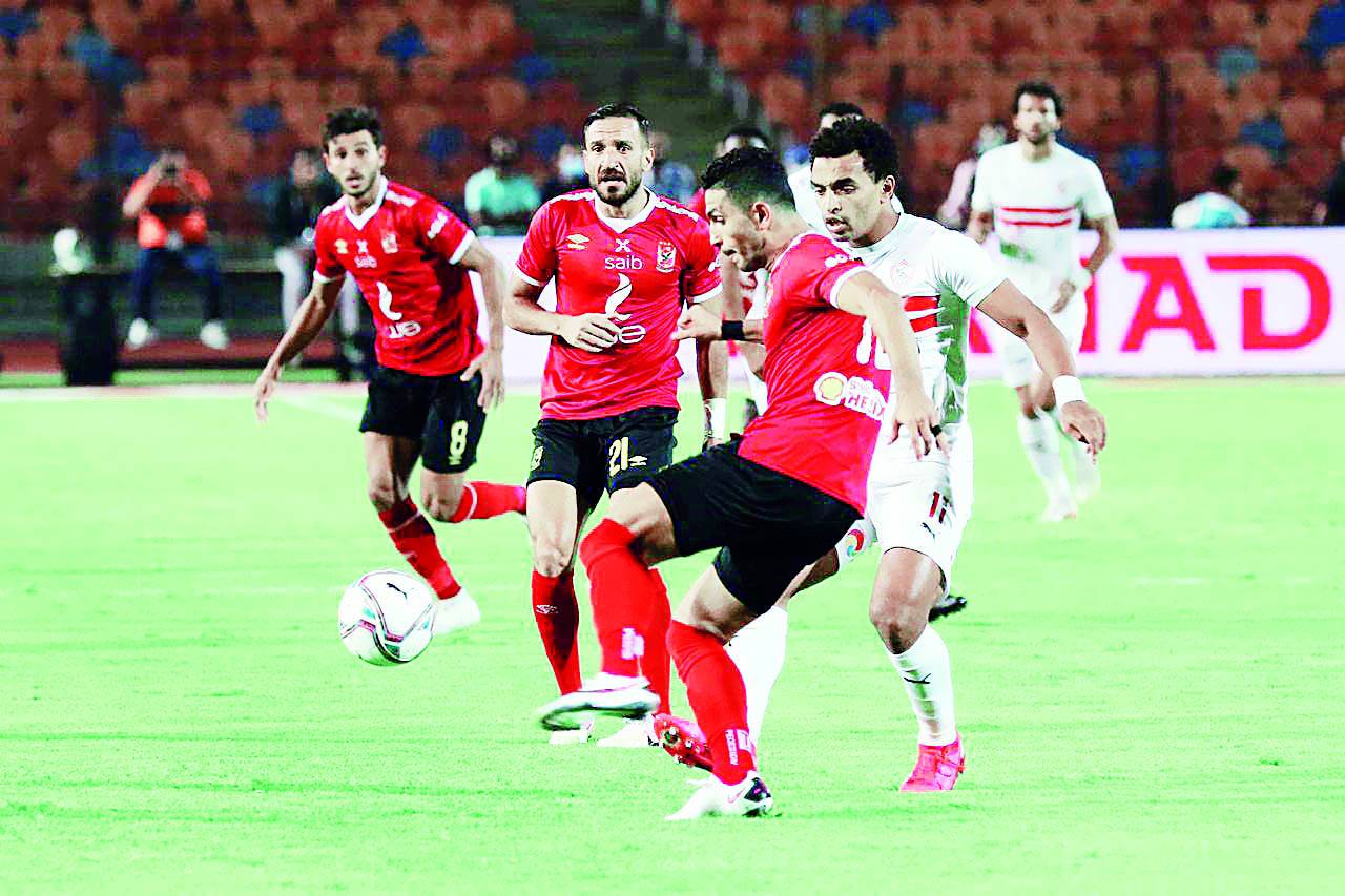 من مباراة سابقة بين الأهلي والزمالك