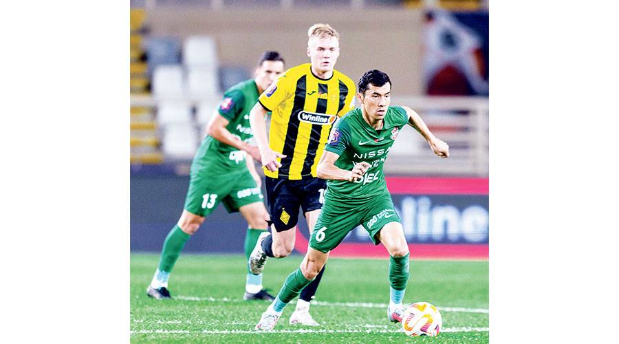  من لقاء شباب الأهلي مع كايرات استعداداً لمباراة حتا 
