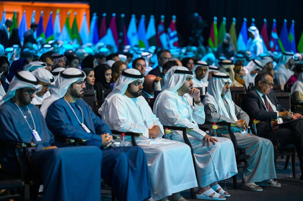 مكتوم بن محمد ومحمد بن حمد ونهيان بن مبارك ومحمد القرقاوي وسلطان الجابر