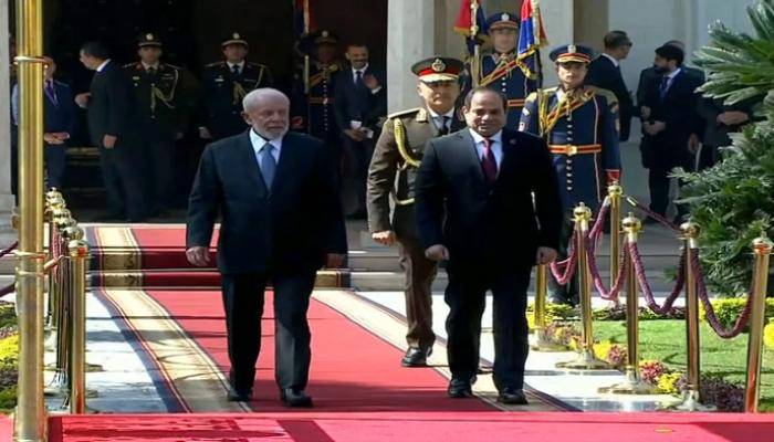 الرئيس البرازيلي في مصر لإجراء محادثات حول غزة