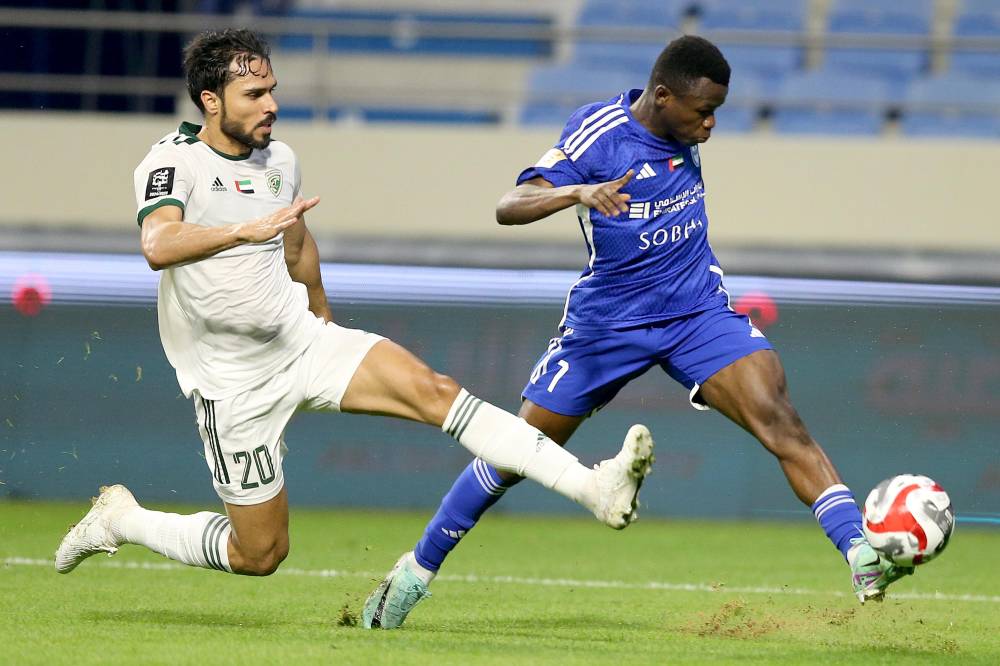 مباراة النصر وخورفكان في بطولة كأس رئيس الدولة  تصوير : (( هيثم الخاتم ))