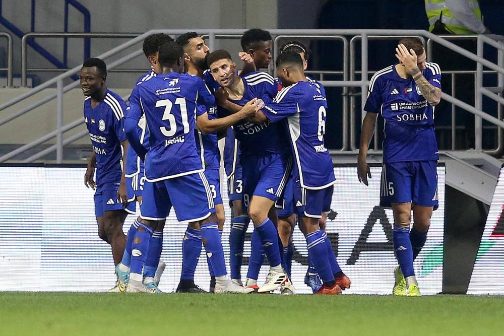 مباراة النصر وخورفكان في بطولة كأس رئيس الدولة  تصوير : (( هيثم الخاتم ))