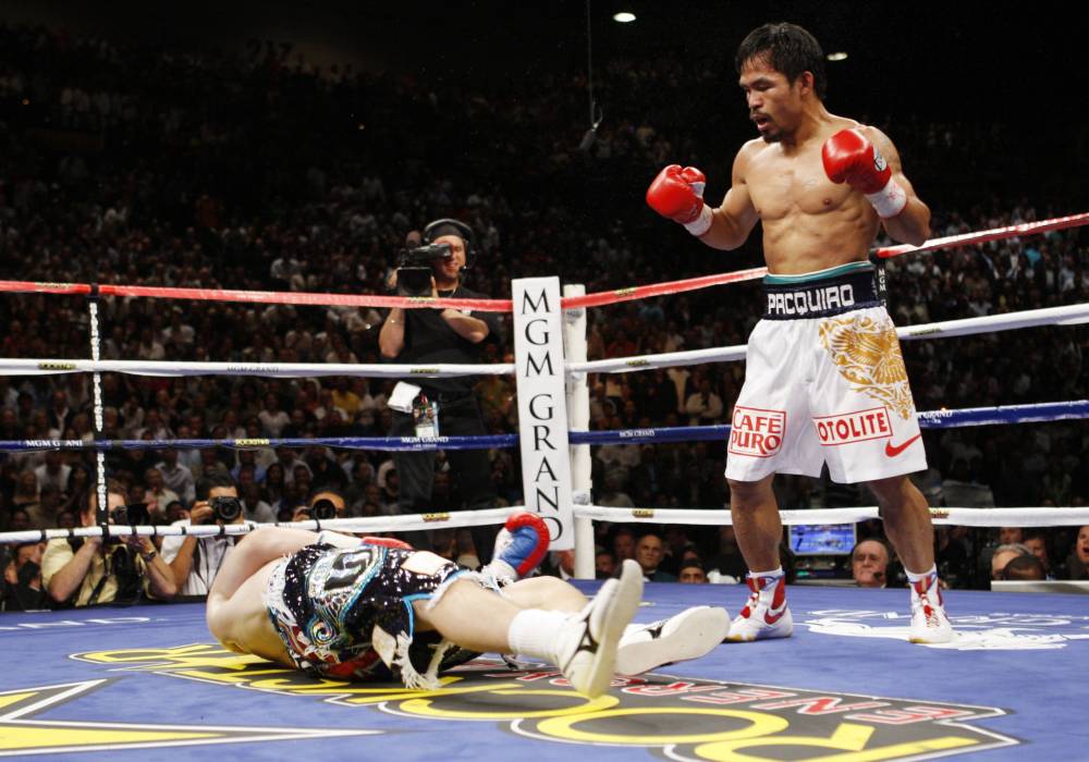 باكياو في نزال أمام هاتون