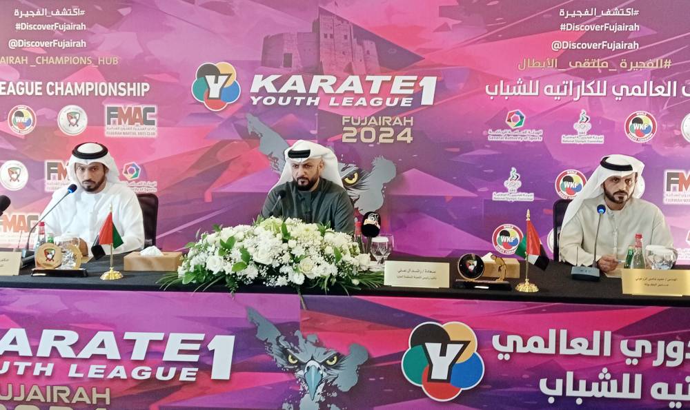 جانب من المؤتمر الصحفي (تصوير: علي محمد)