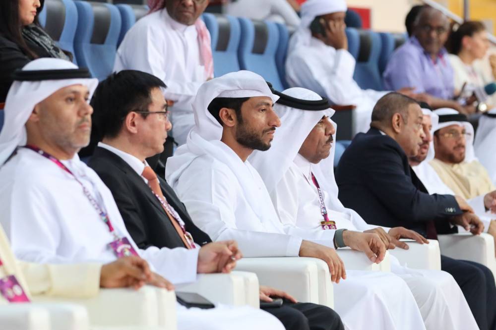 عبدالله الشرقي يشهد الدوري العالمي للشباب للكاراتيه