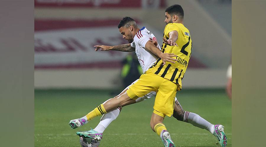 مباراة الشارقة واتحاد كلباء في دوري ادنوك للمحترفين تصوير يوسف الامير