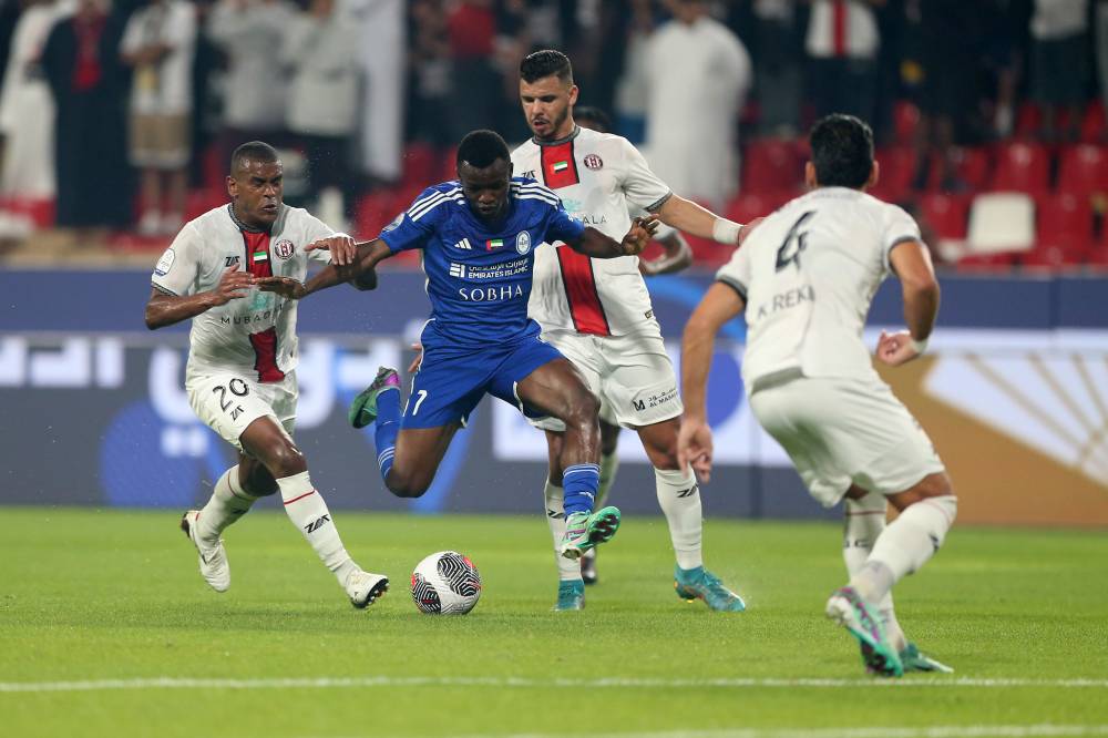 مباراة الجزيرة والنصر في دوري ادنوك للمحترفين
