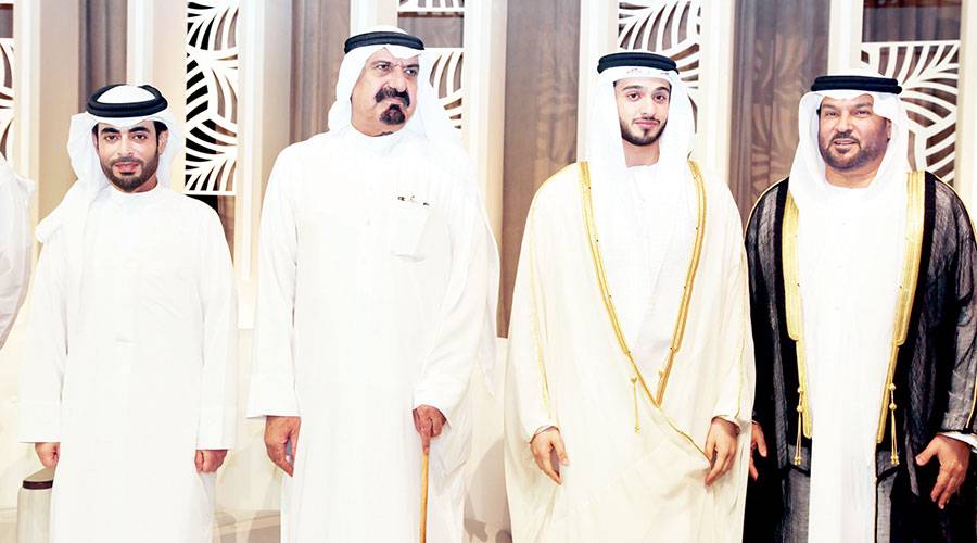  خالد بن عبدالله وسلطان بن علي وسلطان السويدي والعريس (تصوير: جون فارجيس)