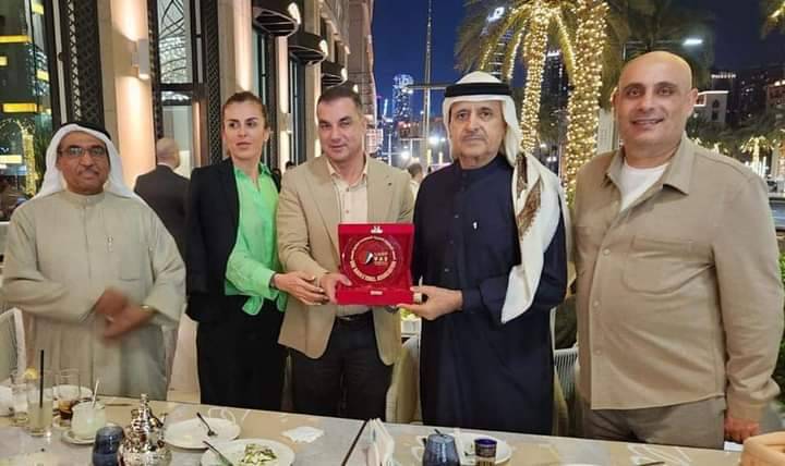 القرقاوي يكرم المعلا وقوطرش وزينة