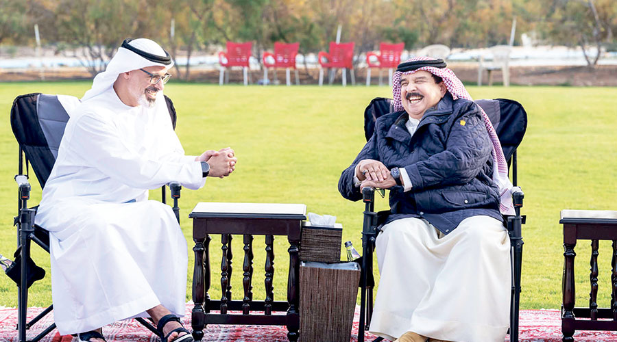  حمد بن عيسى وخالد بن محمد 