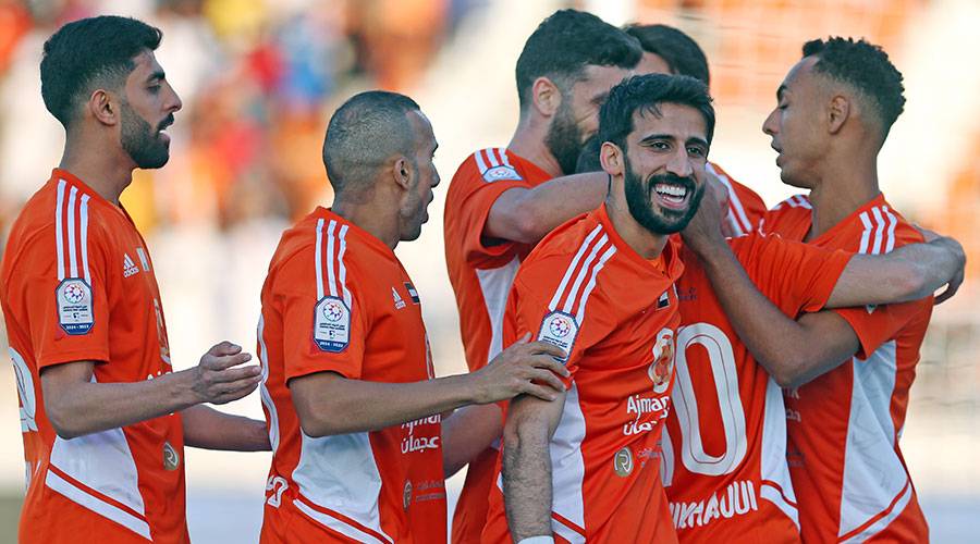 مباراة عجمان والامارات في دوري ادنوك للمحترفين   تصوير صلاح عمر