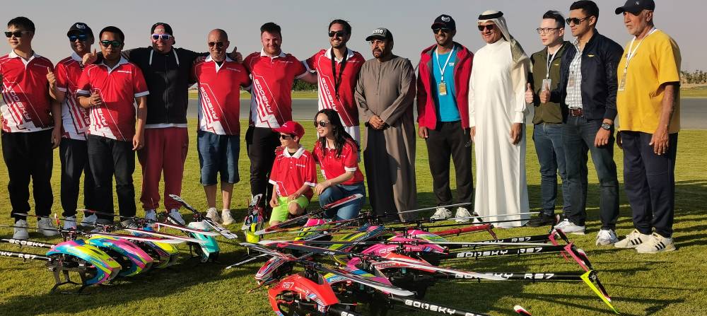 الحمادي والمازمي ومراد والسعدي قبل العرض الجماعي