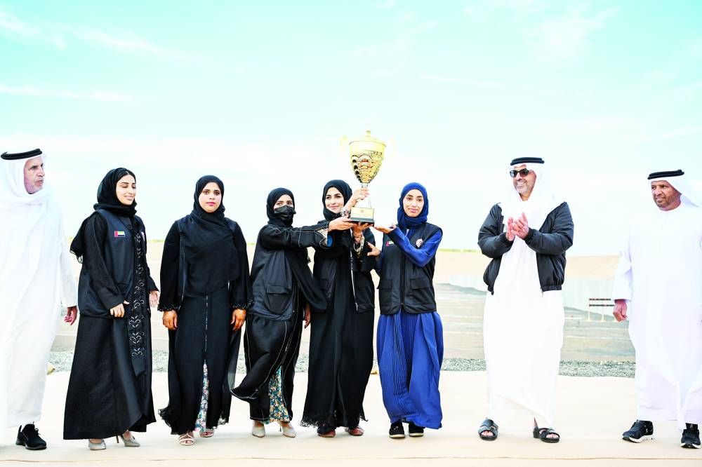 حامد بن زايد يتوج الراميات 