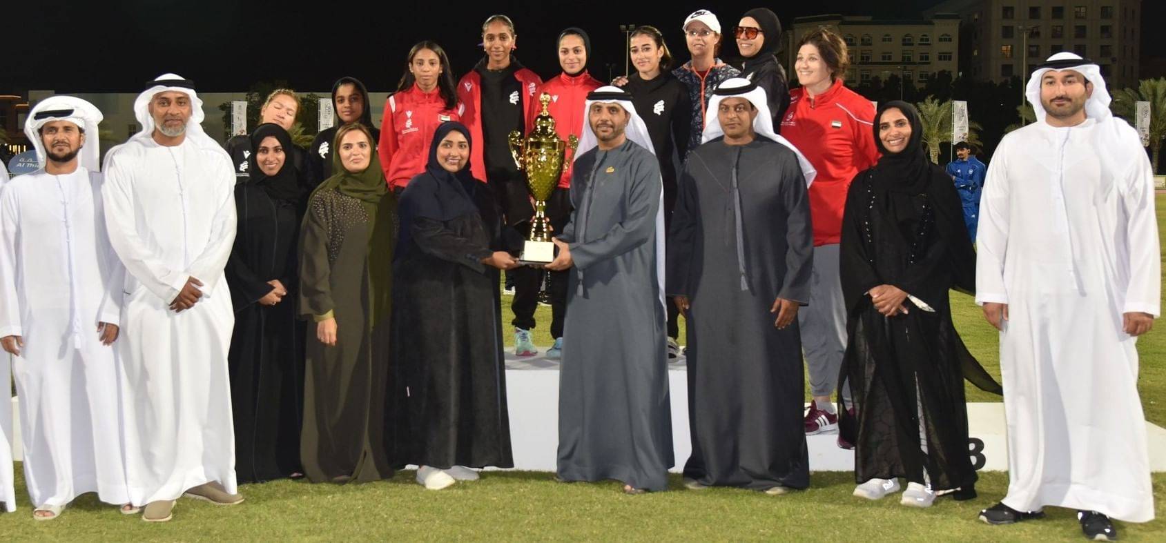 «الشارقة الرياضي للمرأة» يفوز بكأس الاتحاد لألعاب القوى