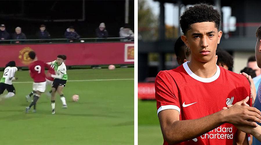 لوكا فيرنيل اعتذر عن تصرفه - مدافع ليفربول يلكم مهاجم اليونايتد