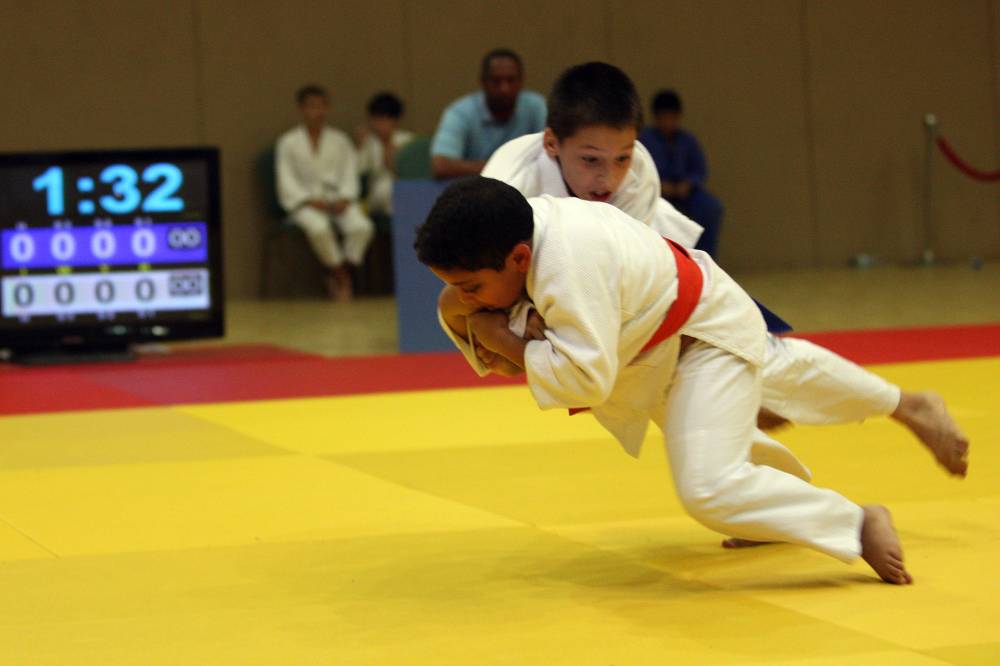 من مباريات أشبال الجودو