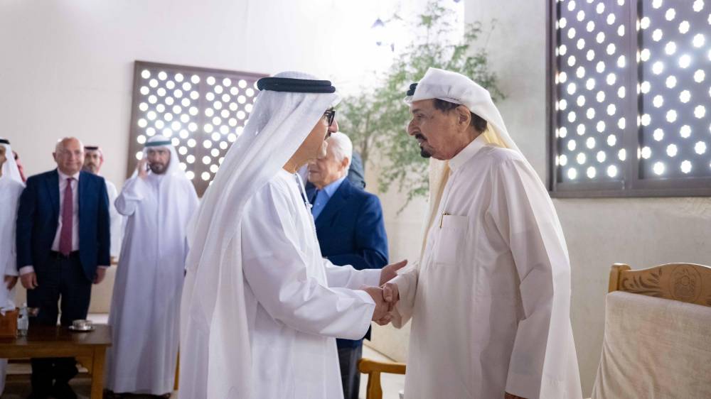  النعيمي يتقبل التهاني بحلول شهر رمضان
