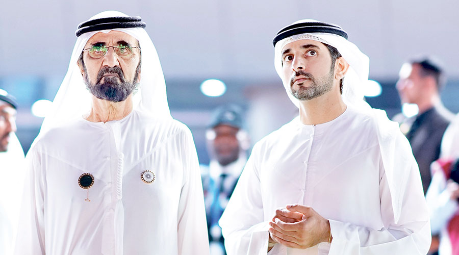محمد بن راشد وحمدان بن محمد 