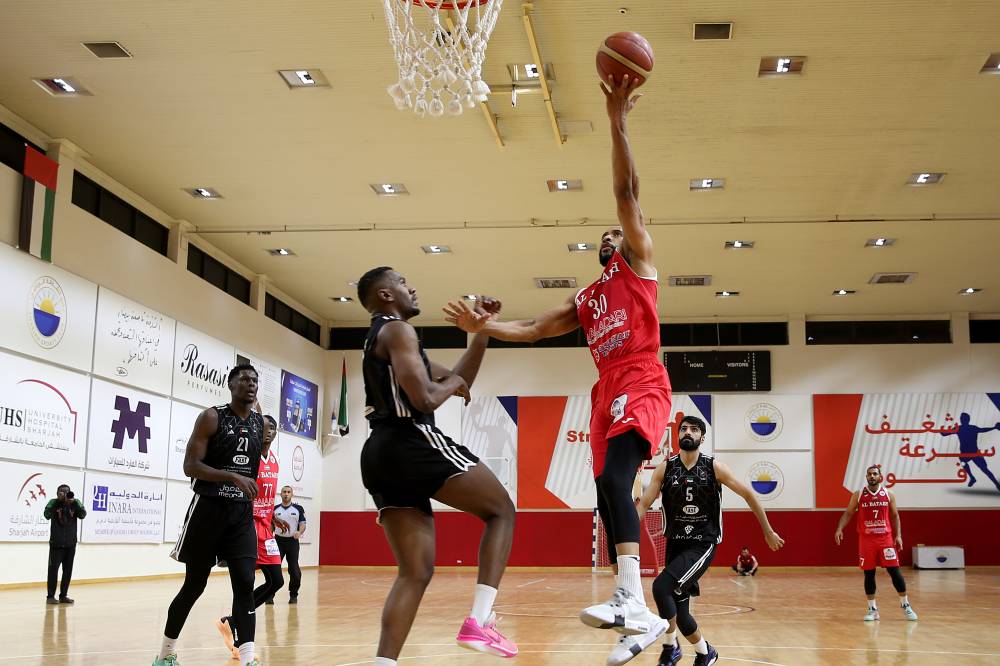 سلة الشارقة والبطائح - دوري الرجال تصوير يوسف الامير