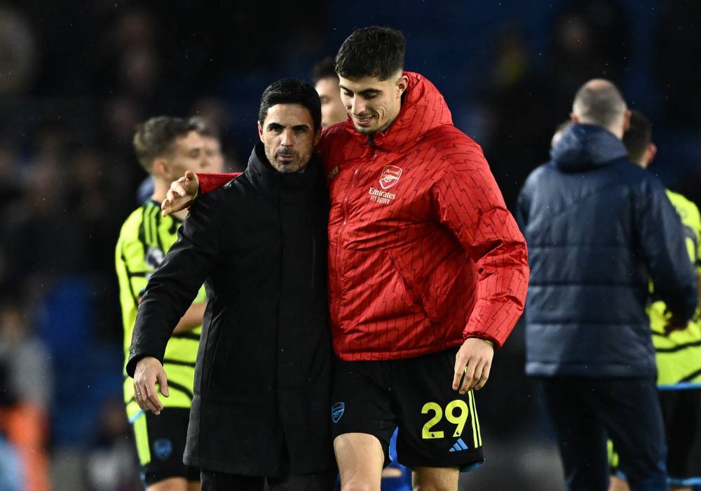 أرتيتا يكيل الثناء لمهاجمه هافيرتز 