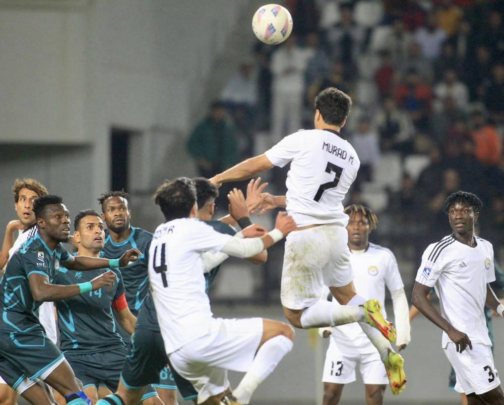 من إحدى مباريات كأس العراق لهذا الموسم