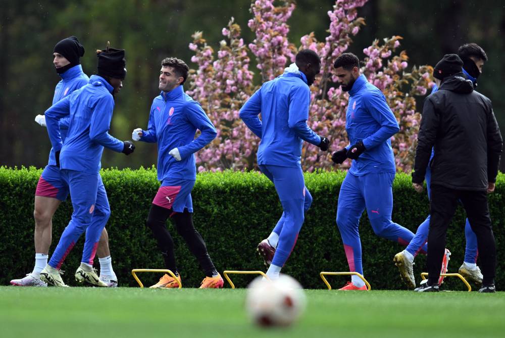 من تدريبات ميلان